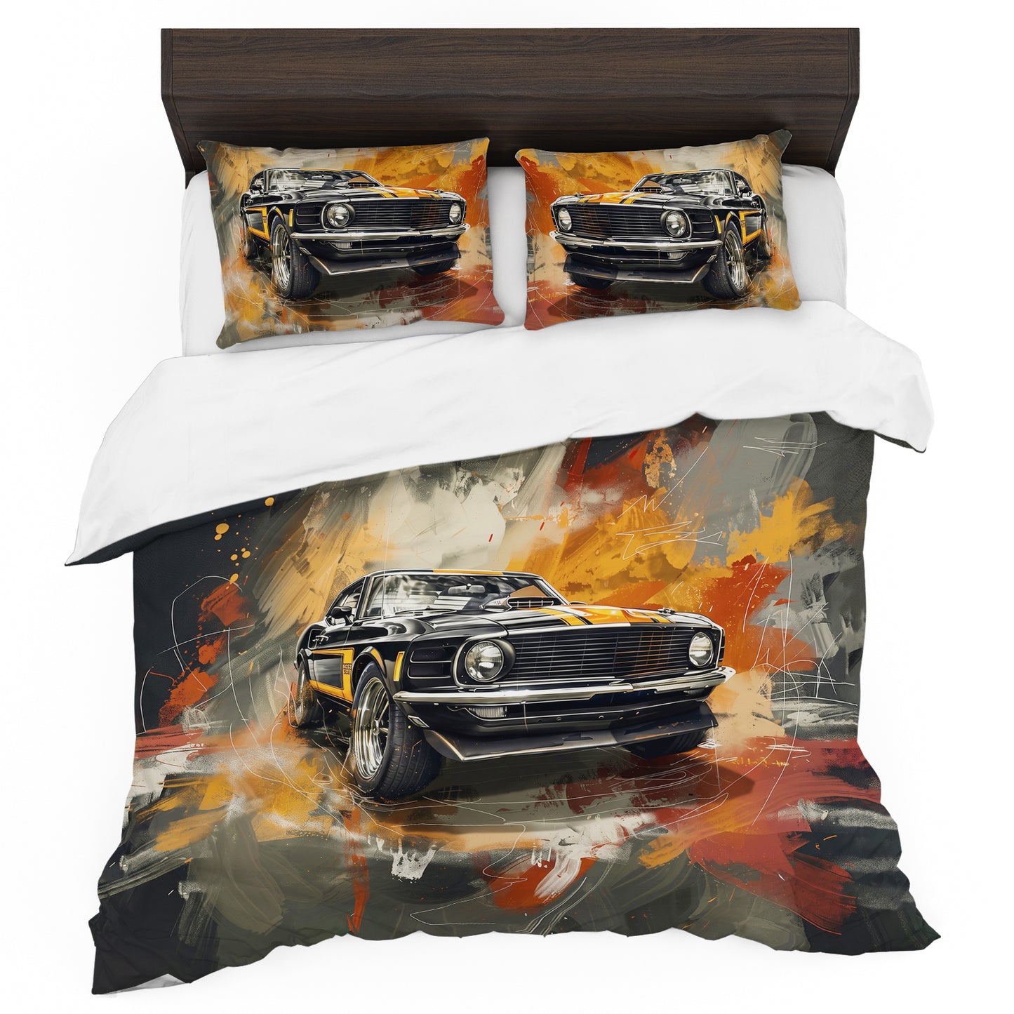 Muscle Boss Racing Duvet Cover Set