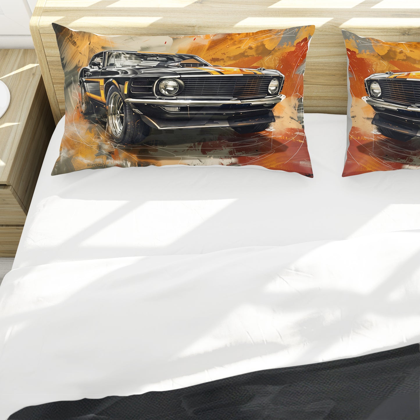 Muscle Boss Racing Duvet Cover Set