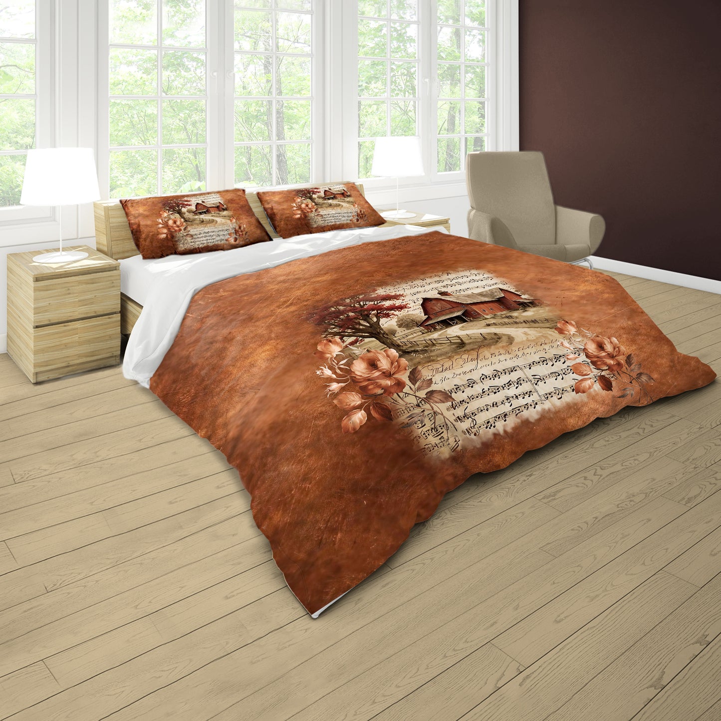 Music after the Rain Duvet Cover Set