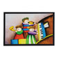 Musical Ladies Painting Door Mat