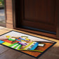 Musical Ladies Painting Door Mat