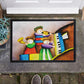 Musical Ladies Painting Door Mat