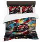Mustang Colour Explosion Duvet Cover Set