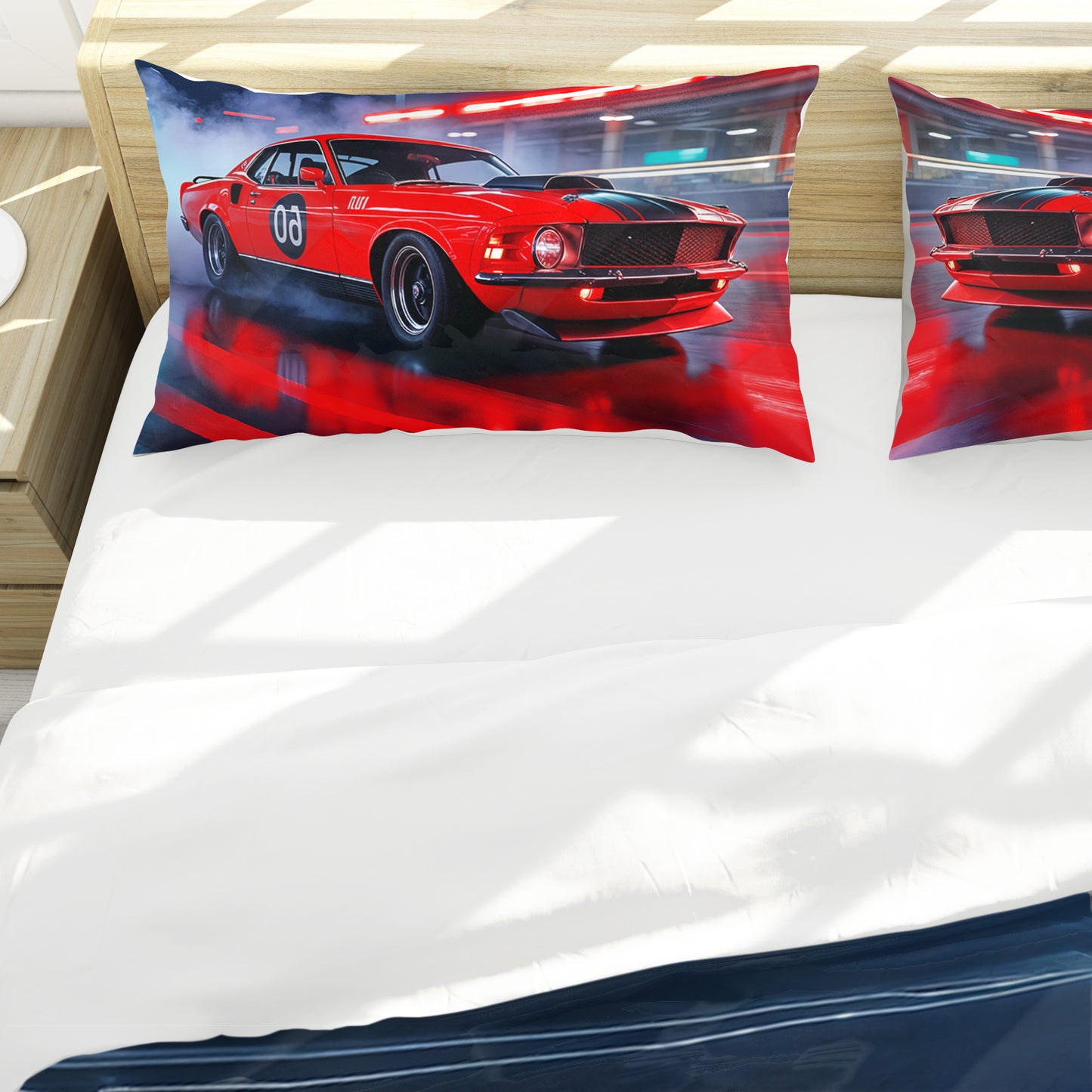 Mustang Fury Duvet Cover Set