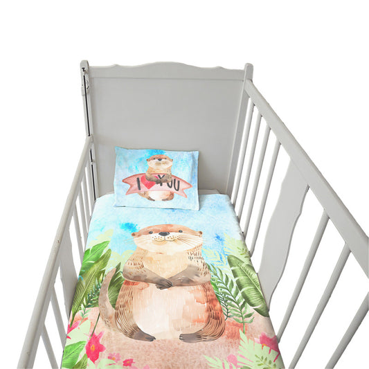 My Little Otter Cot Set