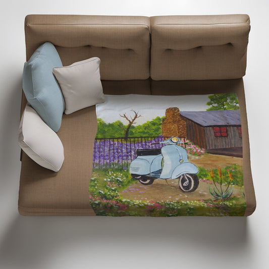 My Ride Light Weight Fleece Blanket by Wikus Hattingh