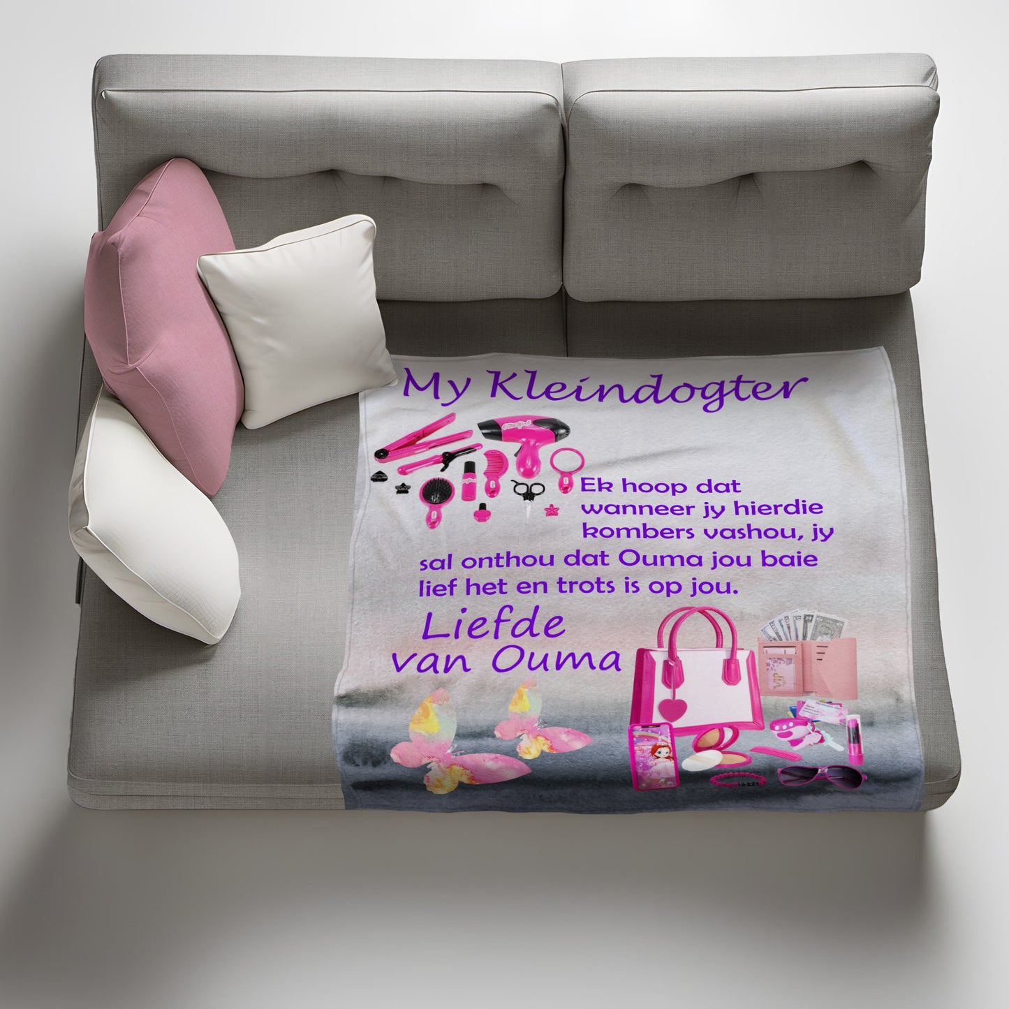 My Kleindogter Light Weight Fleece Blanket