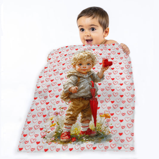 My Little Valentine  Toddler Fleece Blanket