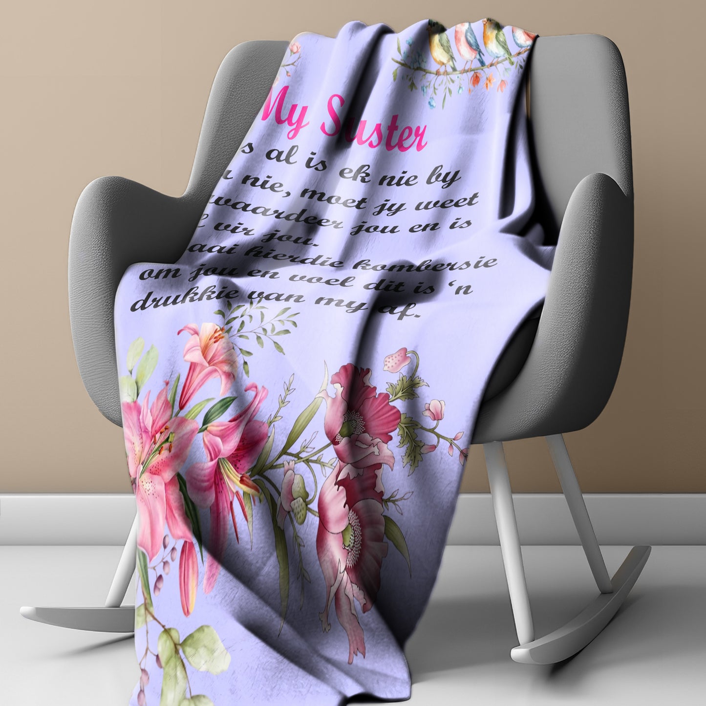 My Suster Light Weight Fleece Blanket