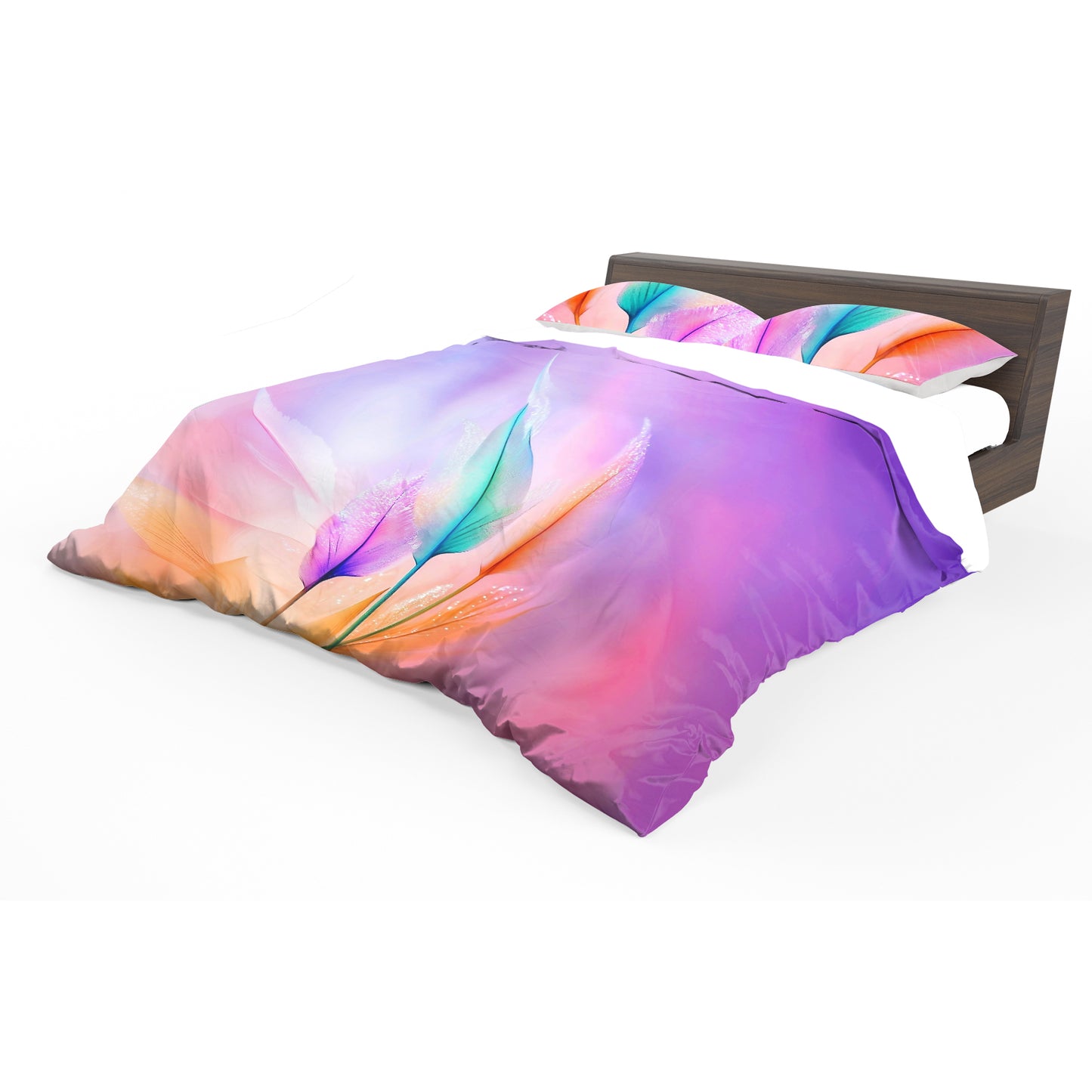 Mystic Feathers Duvet Cover Set