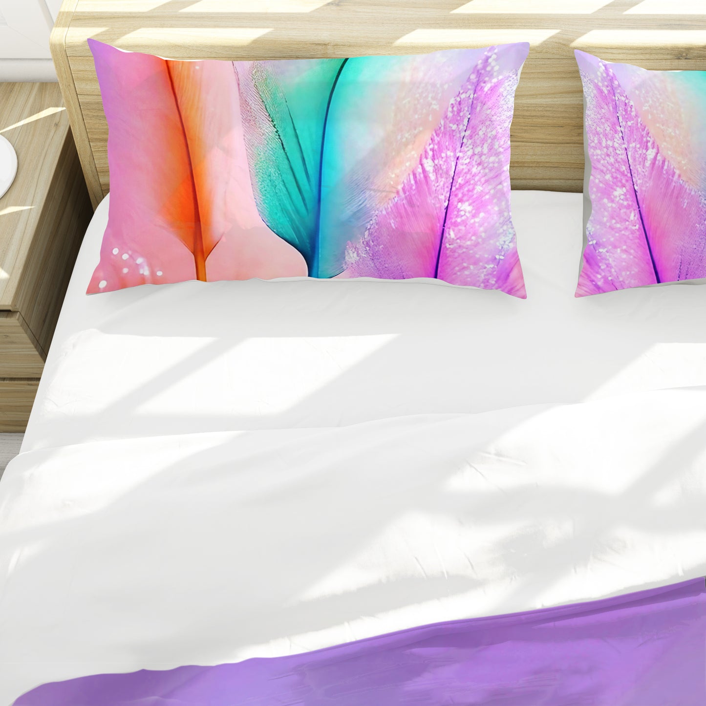 Mystic Feathers Duvet Cover Set