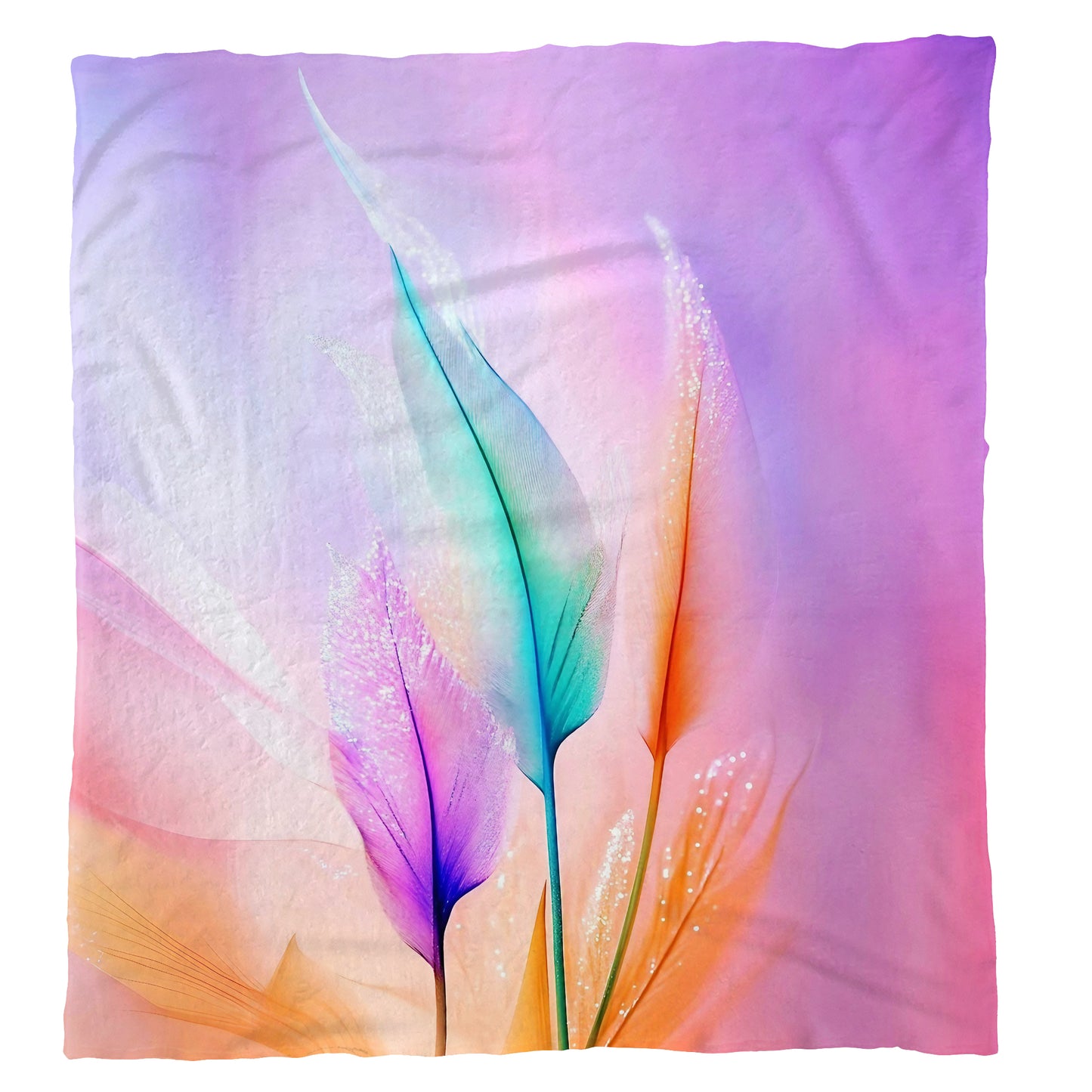 Mystic Feathers Light Weight Fleece Blanket