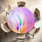 Mystic Feathers Round Tablecloth