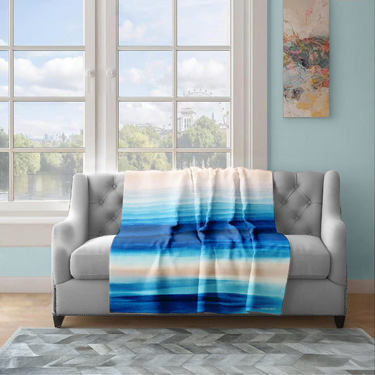 Mystic Horizon Light Weight Fleece Blanket by Wikus Schalkwyk