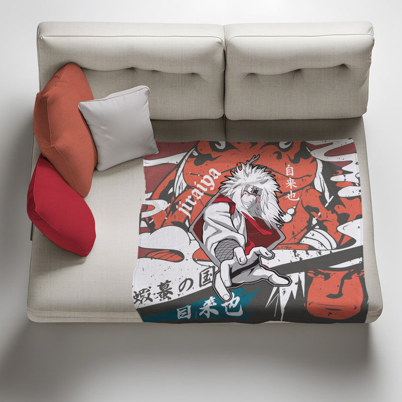 Naruto Jiraiya Light Weight Fleece Blanket