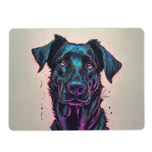 Galaxy Dog Mouse Pad By Nathan Pieterse