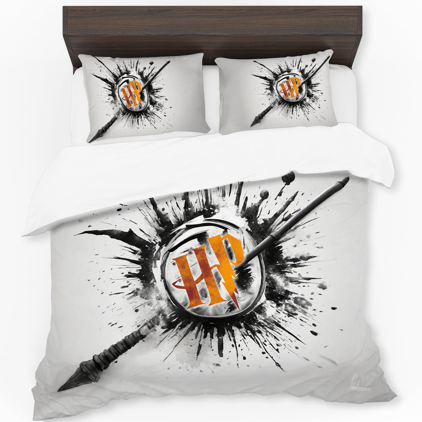 Harry Potter Wand By Nathan Pieterse Duvet Cover Set