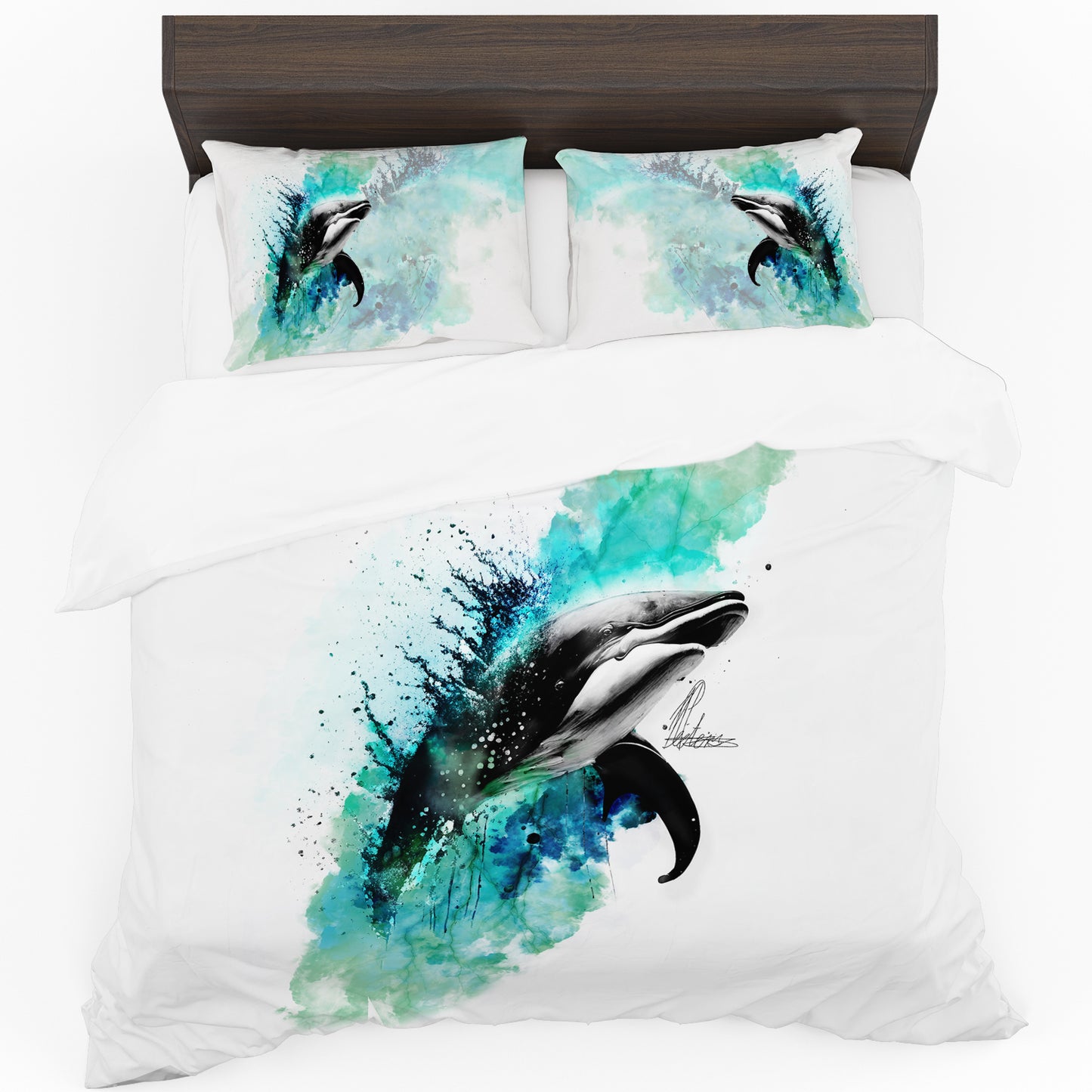 Whale By Nathan Pieterse Duvet Cover Set