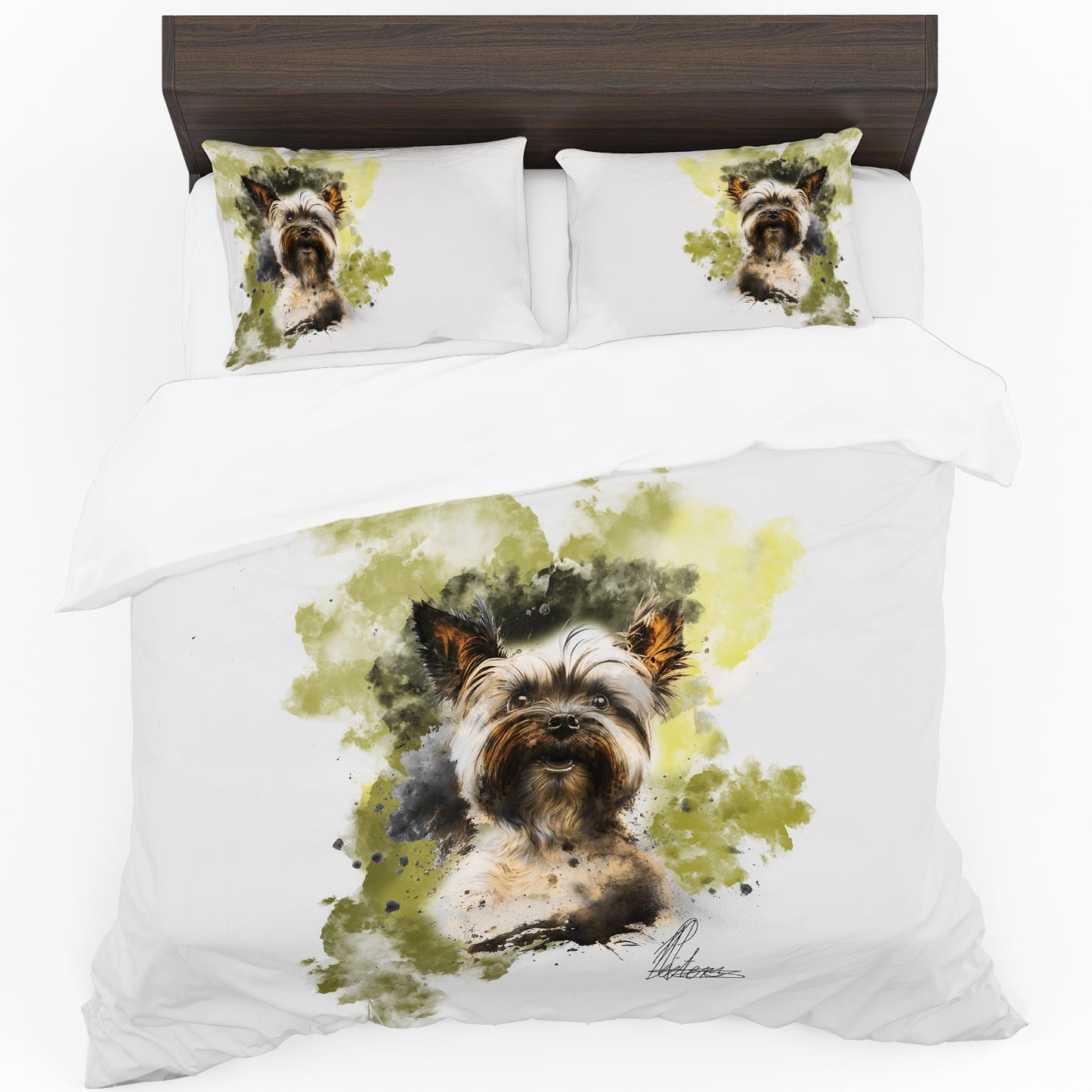 Yorkie By Nathan Pieterse Duvet Cover Set