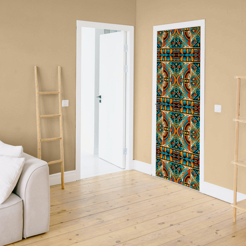 Native American Door Decoupage