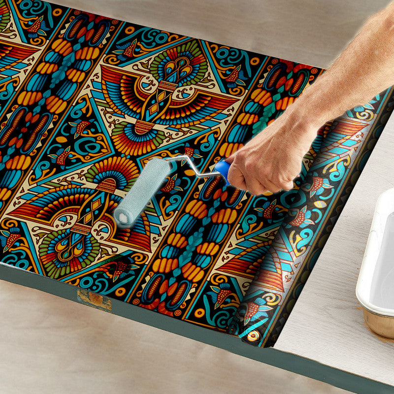 Native American Door Decoupage