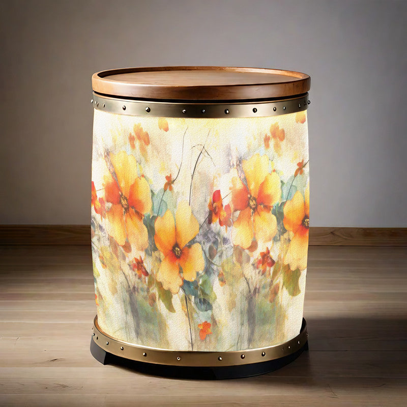 Natural Splendour Drum Decoupage