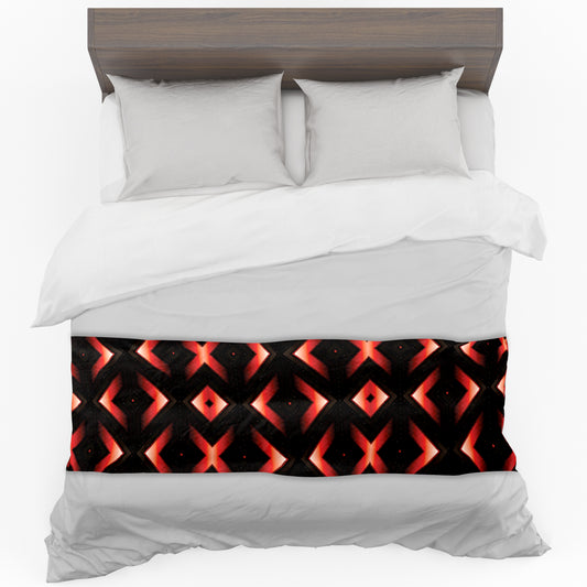 Noughts and Crosses Bed Runner and Optional Pillowcases
