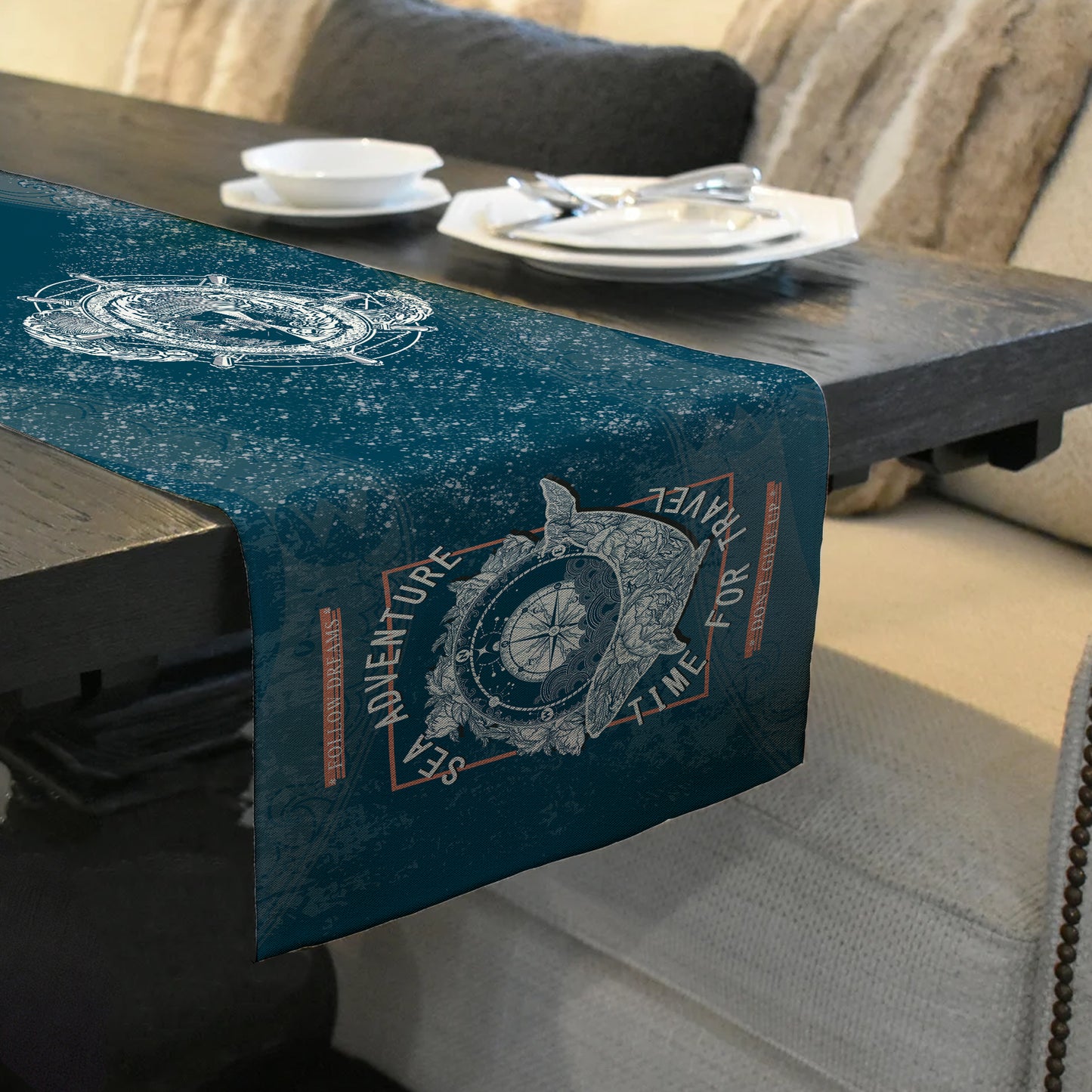 Nautical Theme Table Runner