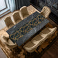 Navy Marble Abstract Table Runner