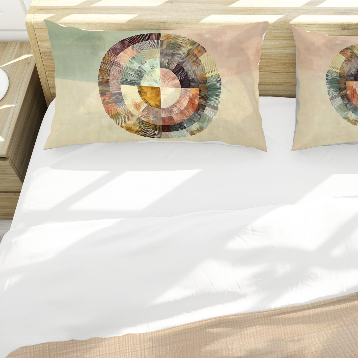 Ndebele Sunburst Duvet Cover Set by Wikus Schalkwyk