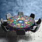 Nebula Spiral Round Tablecloth