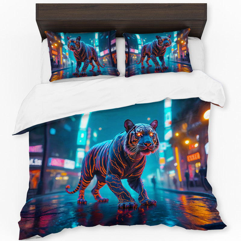 Neon Predator Duvet Cover Set