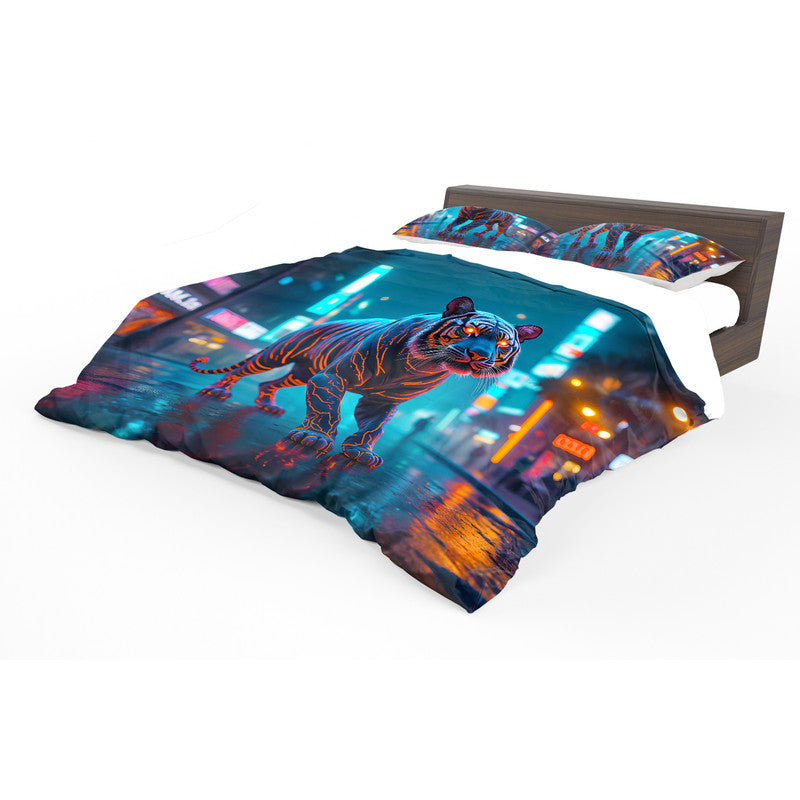 Neon Predator Duvet Cover Set