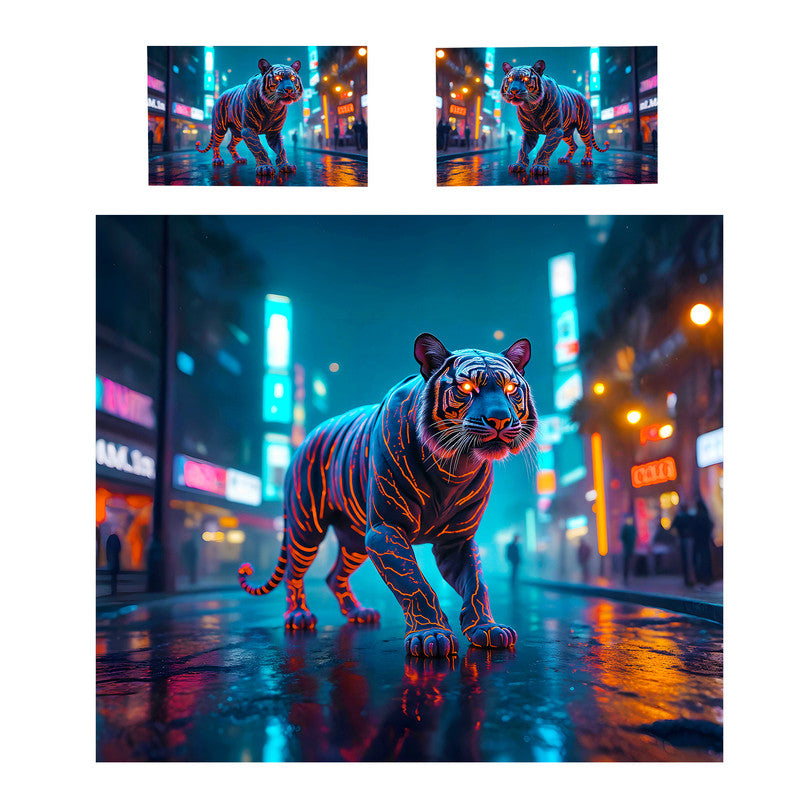 Neon Predator Duvet Cover Set
