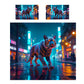 Neon Predator Duvet Cover Set