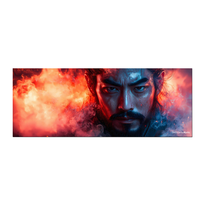 Neon Samurai Large Desk Pad by Wikus Schalkwyk