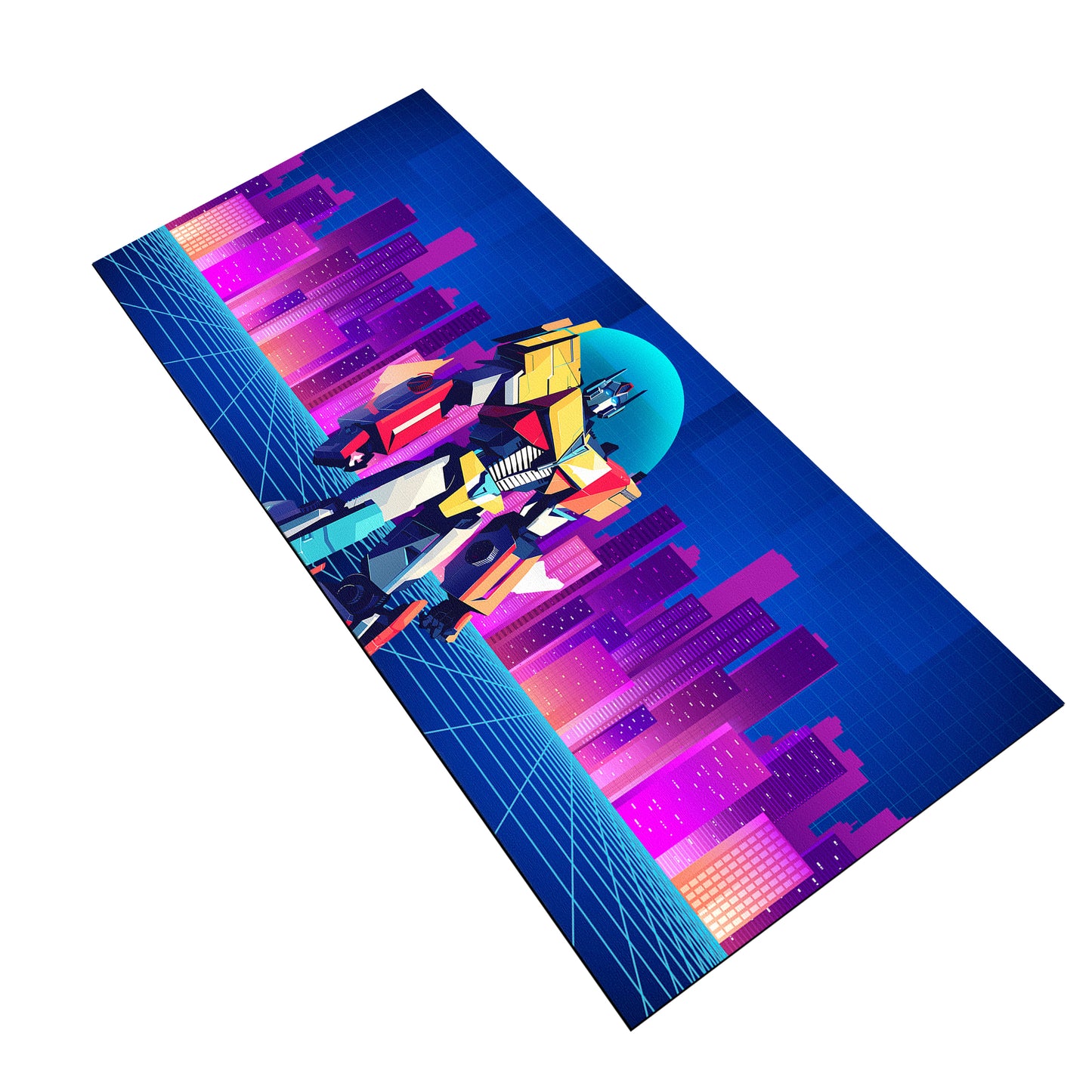Neon Automaton Desk Pad