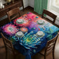 Neon Botanica Square Tablecloth