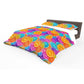 Neon Citrus Slices Duvet Cover Set