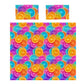 Neon Citrus Slices Duvet Cover Set