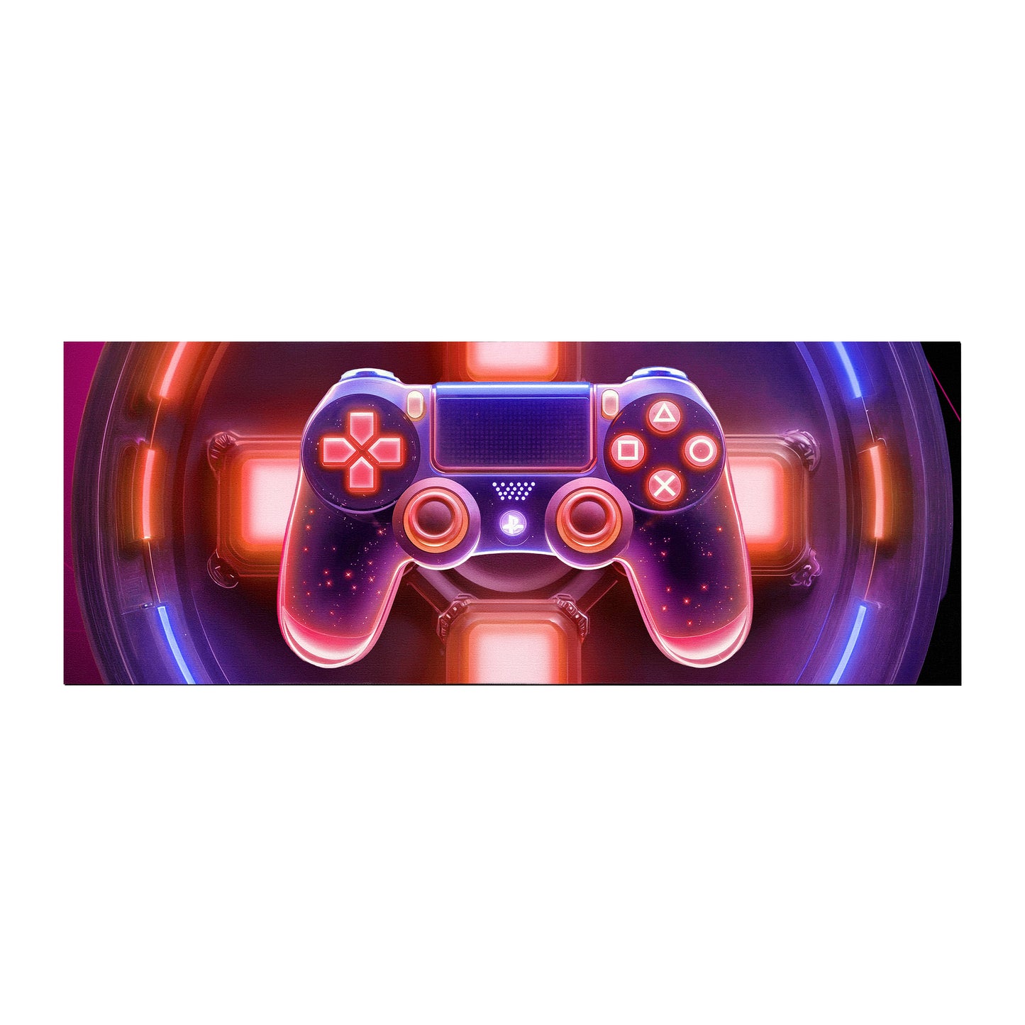 Neon Controller Desk Pad