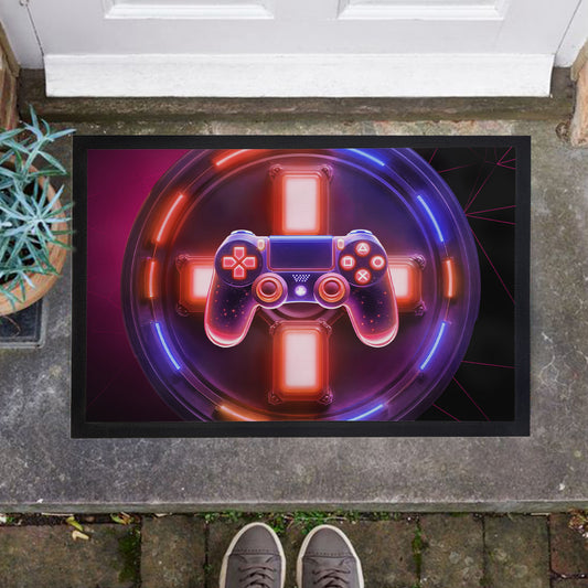 Neon Controller Door Mat