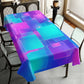 Neon Cubism Rectangle Tablecloth
