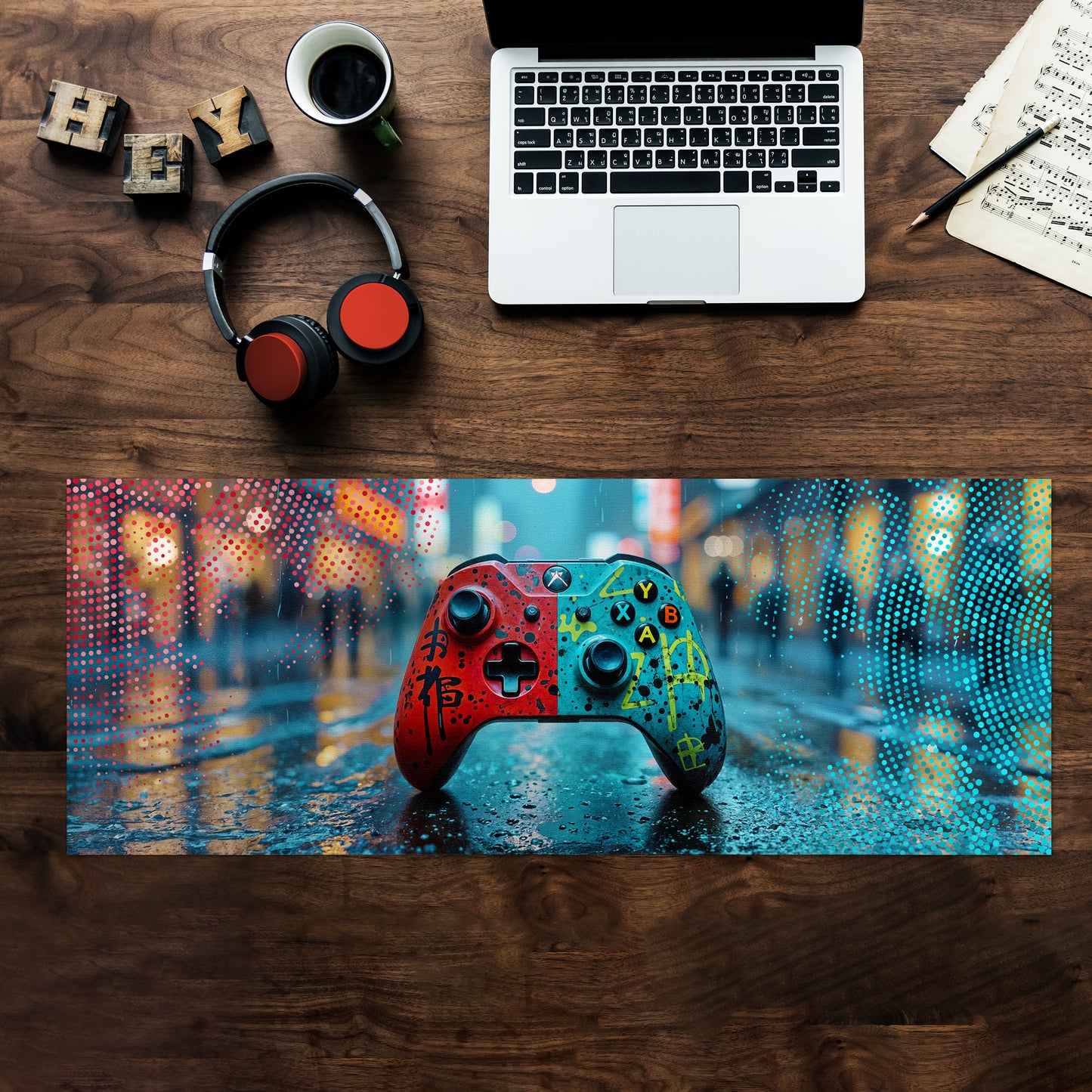 Neon Street Xbox Controller Desk Pad