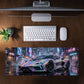 Neon Super Car Desk Pad