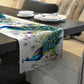 Nesting Peacock Table Runner by Mark van Vuuren