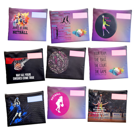 Netball  Subject Savvy Book Bags Set of 9