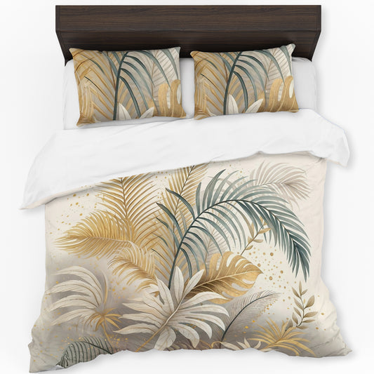 Neutral Jungle Duvet Cover Set