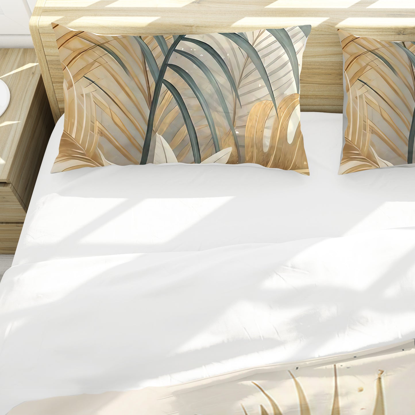 Neutral Jungle Duvet Cover Set