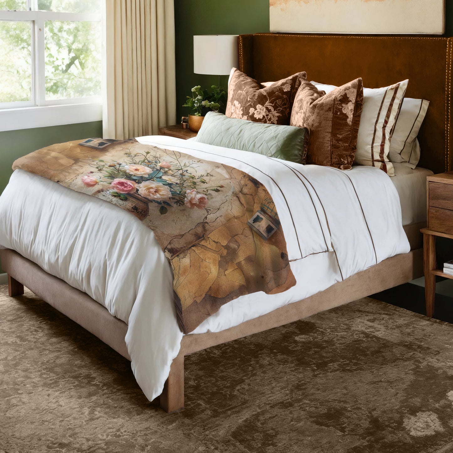 Never Fading Bed Throw